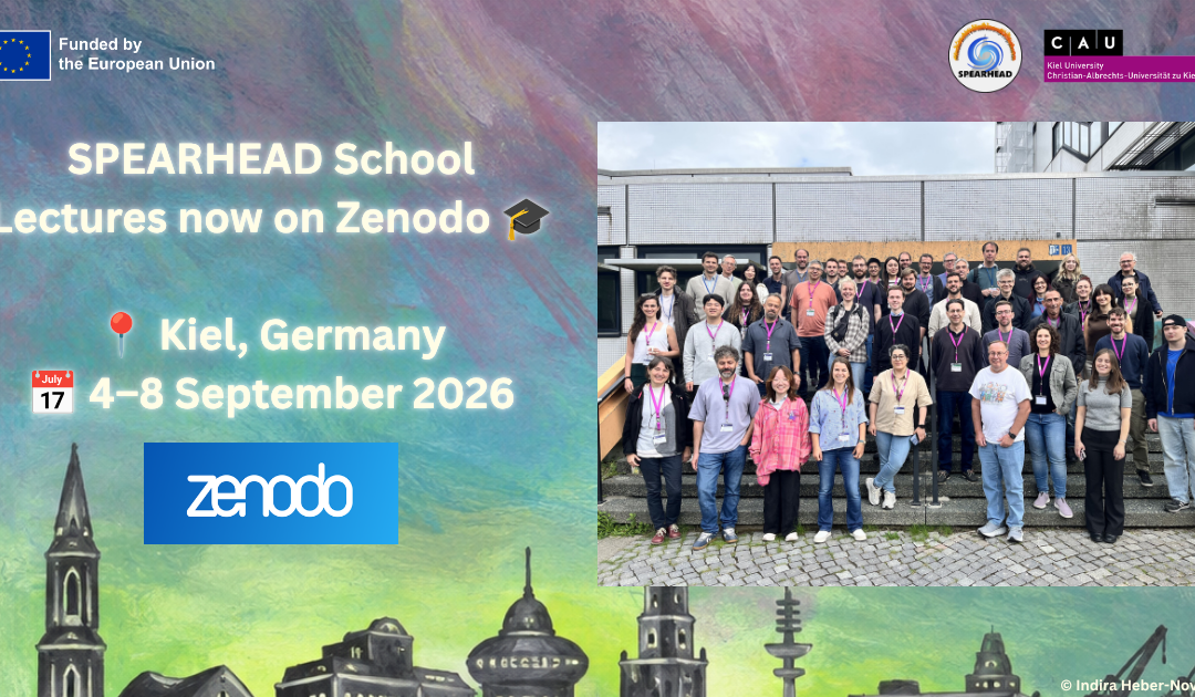 SPEARHEAD School Lectures Now Available on Zenodo